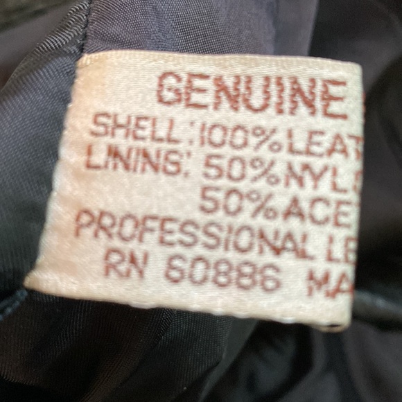 Vintage 80’s Leather Pants 31” waist - Picture 7 of 9